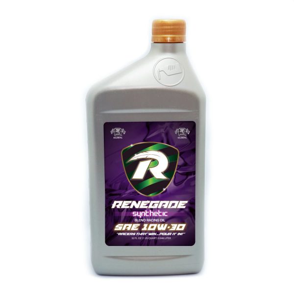 Renegade 10w30 Synthetic Blend Racing Oil (semi-synthetic)