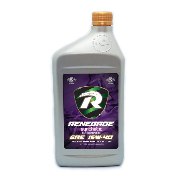 Renegade 15w40 Synthetic Blend Racing Oil (semi-synthetic)